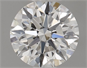 Natural Diamond 0.45 Carats, Round with Excellent Cut, H Color, VVS1 Clarity and Certified by GIA