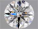 Natural Diamond 0.90 Carats, Round with Excellent Cut, G Color, SI1 Clarity and Certified by GIA