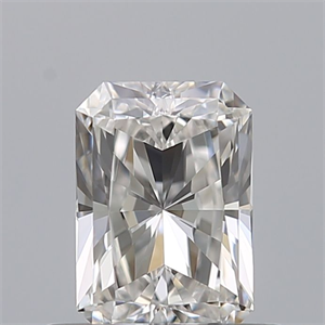 Picture of Natural Diamond 0.51 Carats, Radiant with  Cut, F Color, VVS1 Clarity and Certified by GIA