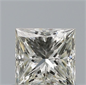 Diamante Natural 0.51 quilates, Princesa , Color I, claridad IF y certificado IGI