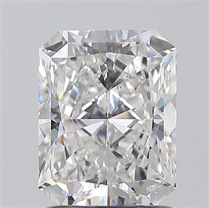 Picture of Natural Diamond 1.50 Carats, Radiant with  Cut, E Color, SI1 Clarity and Certified by GIA