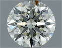 Natural Diamond 0.90 Carats, Round with Excellent Cut, M Color, VS2 Clarity and Certified by GIA