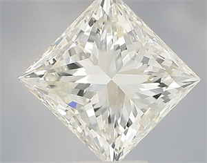 Picture of Natural Diamond 0.70 Carats, Princess with  Cut, I Color, VVS2 Clarity and Certified by IGI