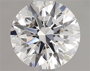 Picture of Lab Grown Diamond 1.01 Carats, Round with Ideal Cut, D Color, VVS2 Clarity and Certified by IGI