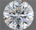 Diamante Natural 2.70 quilates, Redondo , Color H, claridad VVS1 y certificado GIA