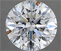 Diamante Natural 2.70 quilates, Redondo , Color H, claridad VVS1 y certificado GIA