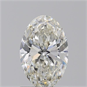 Natural Diamond 1.20 Carats, Oval with  Cut, I Color, VS1 Clarity and Certified by GIA