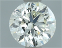 Natural Diamond 0.70 Carats, Round with Very Good Cut, I Color, VS1 Clarity and Certified by IGI