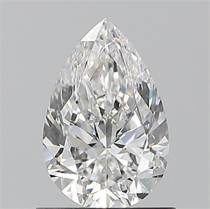 Picture of Natural Diamond 0.90 Carats, Pear with  Cut, E Color, SI1 Clarity and Certified by GIA