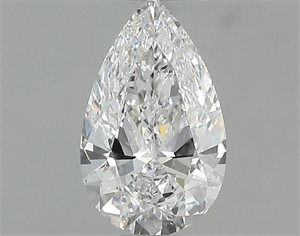 Picture of Natural Diamond 0.60 Carats, Pear with  Cut, D Color, VS1 Clarity and Certified by GIA