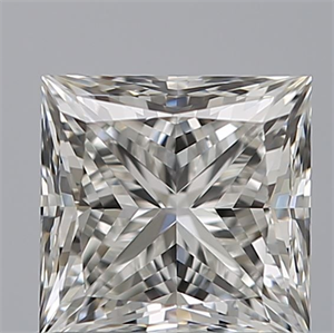 Picture of Natural Diamond 0.91 Carats, Princess with  Cut, G Color, VVS2 Clarity and Certified by GIA