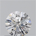 Natural Diamond 0.42 Carats, Round with Excellent Cut, D Color, VS1 Clarity and Certified by GIA