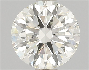 Picture of Natural Diamond 0.90 Carats, Round with Excellent Cut, K Color, SI2 Clarity and Certified by GIA
