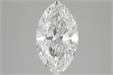 Natural Diamond 3.65 Carats, Marquise with  Cut, E Color, I1 Clarity and Certified by GIA