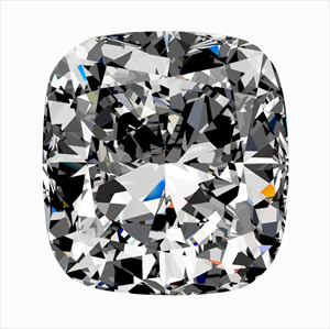 Picture of Natural Diamond 0.44 Carats, Cushion with  Cut, G Color, SI1 Clarity and Certified by GIA