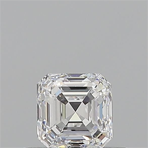 Picture of Natural Diamond 0.50 Carats, Asscher with  Cut, D Color, VVS1 Clarity and Certified by GIA