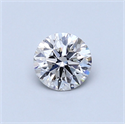 Diamante Natural 0.51 quilates, Redondo , Color I, claridad SI1 y certificado GIA