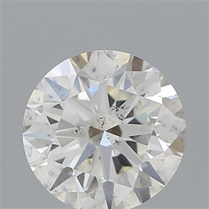 Foto Diamante Natural 0.70 quilates, Redondo , Color I, claridad SI2 y certificado GIA de