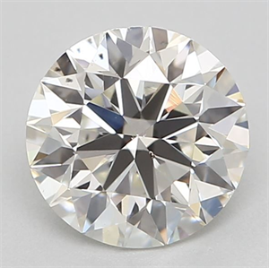 Picture of Natural Diamond 0.70 Carats, Round with Excellent Cut, I Color, VS2 Clarity and Certified by GIA