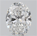 Natural Diamond 1.20 Carats, Oval with  Cut, D Color, SI2 Clarity and Certified by GIA