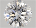 Natural Diamond 1.70 Carats, Round with Excellent Cut, D Color, VVS1 Clarity and Certified by GIA