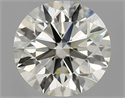Diamante Natural 0.91 quilates, Redondo , Color N, claridad IF y certificado GIA