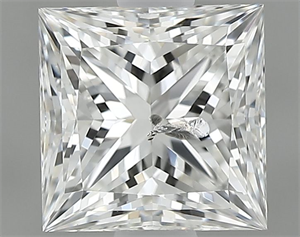 Foto Diamante Natural 1.02 quilates, Princesa , Color F, claridad I1 y certificado IGI de