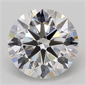 Del inventario de diamantes de laboratorio, 2.01 quilates, Redondo , Color D, claridad VVS2 y certificado IGI