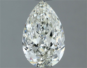 Picture of Natural Diamond 0.93 Carats, Pear with  Cut, I Color, IF Clarity and Certified by IGI