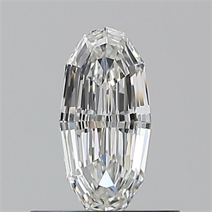 Foto Diamante Natural 0.40 quilates, Ovalado , Color F, claridad VVS2 y certificado GIA de