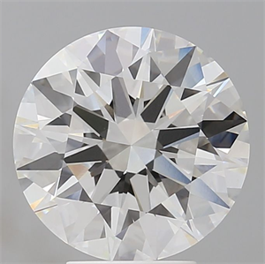 Picture of Lab Grown Diamond 4.57 Carats, Round with Ideal Cut, F Color, VVS2 Clarity and Certified by IGI