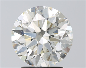Picture of Natural Diamond 2.53 Carats, Round with Excellent Cut, K Color, SI2 Clarity and Certified by GIA