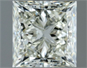 Natural Diamond 1.00 Carats, Princess with  Cut, J Color, VVS2 Clarity and Certified by IGI