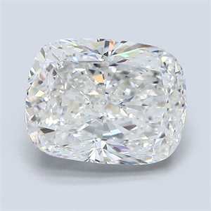 Foto Diamante Natural 3.06 quilates, Del cojín , Color F, claridad VS1 y certificado GIA de