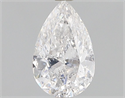 Diamante Natural 0.70 quilates, De pera , Color E, claridad I1 y certificado GIA