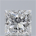 Natural Diamond 1.50 Carats, Princess with  Cut, E Color, VVS2 Clarity and Certified by GIA