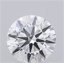 Lab Grown Diamond 1.37 Carats, Round with Ideal Cut, D Color, VS1 Clarity and Certified by IGI
