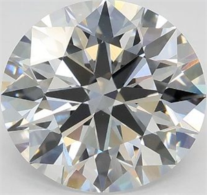 Picture of Lab Grown Diamond 2.55 Carats, Round with Excellent Cut, E Color, VS1 Clarity and Certified by GIA