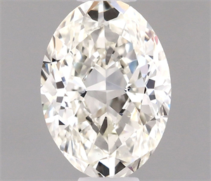 Picture of Natural Diamond 0.40 Carats, Oval with  Cut, H Color, SI1 Clarity and Certified by IGI