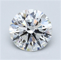 Diamante Natural 1.57 quilates, Redondo , Color F, claridad VVS2 y certificado GIA
