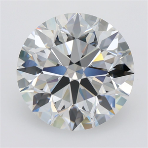 Picture of Lab Grown Diamond 4.00 Carats, Round with Ideal Cut, E Color, VVS2 Clarity and Certified by IGI