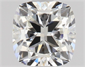 Natural Diamond 0.90 Carats, Cushion with  Cut, I Color, VVS1 Clarity and Certified by GIA
