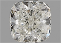 Natural Diamond 0.90 Carats, Cushion with  Cut, K Color, SI1 Clarity and Certified by GIA