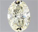 Diamante Natural 0.52 quilates, Ovalado , Color K, claridad VVS2 y certificado IGI