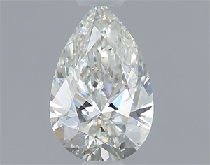 Picture of Natural Diamond 0.50 Carats, Pear with  Cut, H Color, SI1 Clarity and Certified by GIA