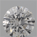 Natural Diamond 0.74 Carats, Round with Excellent Cut, E Color, I1 Clarity and Certified by GIA