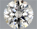 Natural Diamond 0.61 Carats, Round with Excellent Cut, H Color, VS2 Clarity and Certified by GIA
