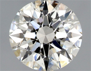 Picture of Natural Diamond 0.61 Carats, Round with Excellent Cut, H Color, VS2 Clarity and Certified by GIA