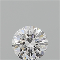 Diamante Natural 0.40 quilates, Redondo , Color D, claridad VVS1 y certificado GIA