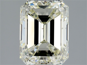 Foto Diamante Natural 2.01 quilates, Esmeralda , Color K, claridad SI1 y certificado HRD de